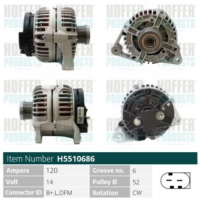 HOFFER generátor H5510686