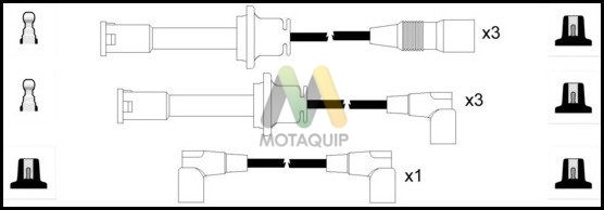 MOTAQUIP gyújtókábelkészlet LDRL1681