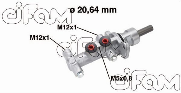 CIFAM RENAULT главный тормозной цилиндр сист.TRW без ESP Trafic II, Opel Vivaro, Nissan 01-