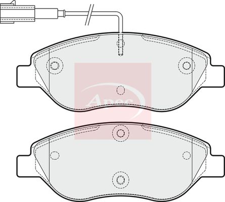 APEC Brake Pad Set, disc brake PAD1912