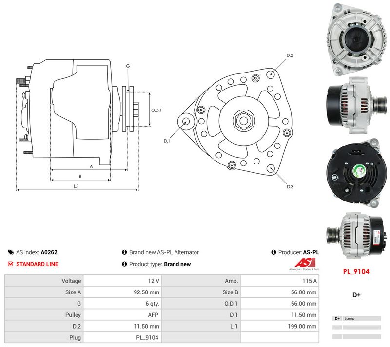 Generaator, AS-PL A0262