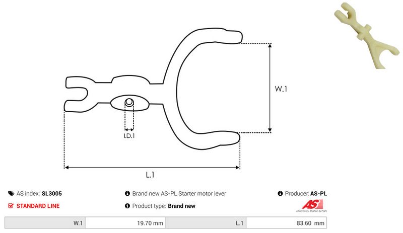 Starterihoob, Karburaator, AS-PL SL3005