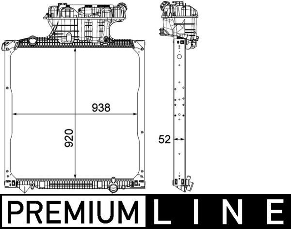 Product Image - Radiateur - CR1040000P - MAHLE