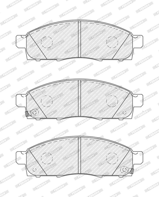 FERODO Plaquettes de frein à disque FVR4415