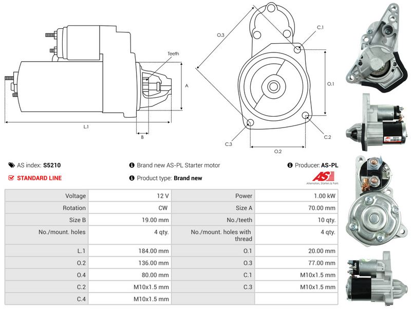 AS-PL S5210 Starter