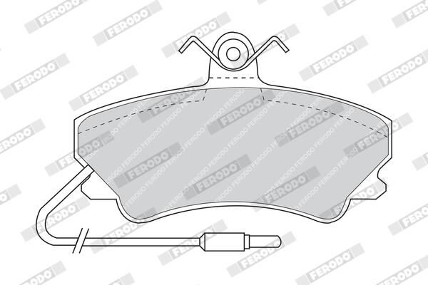 FERODO Plaquettes de frein à disque FDB880