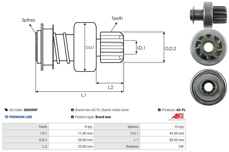 Vabajooks, starter, AS-PL SD6096P