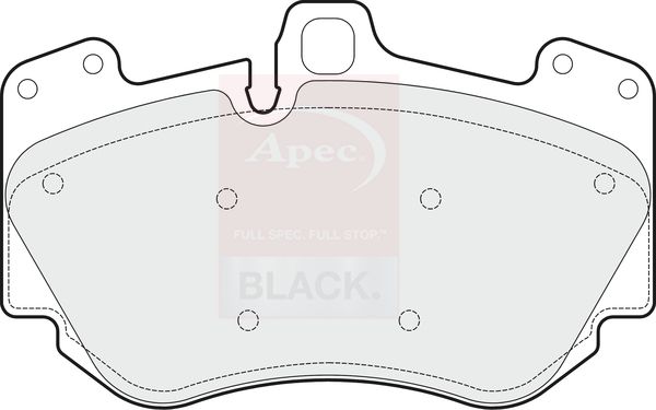 APEC Brake Pad Set, disc brake PAD1647B