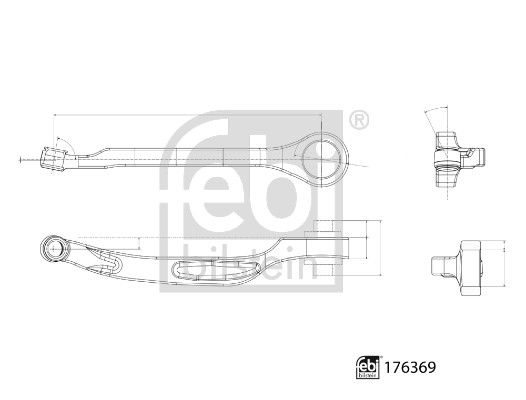 FEBI BILSTEIN 176369 Control/Trailing Arm, wheel suspension