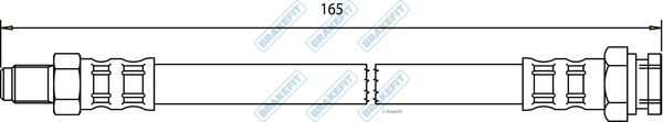 APEC Brake Hose BHO4146