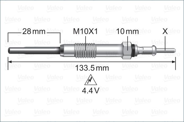 VALEO Gloeibougie 345224