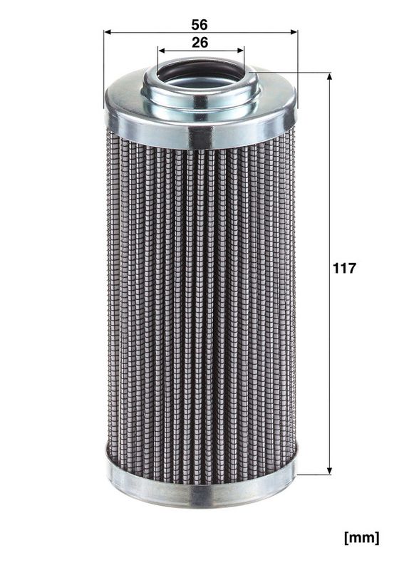 Filter, tööhüdraulika, MANN-FILTER HD 612, 2 x