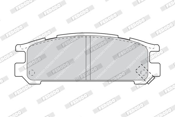 FERODO FDB790 Brake Pad Set, disc brake