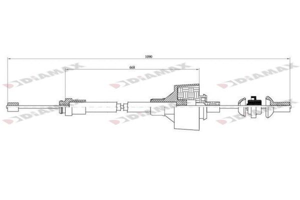 DIAMAX T8002 Sankabos trosas