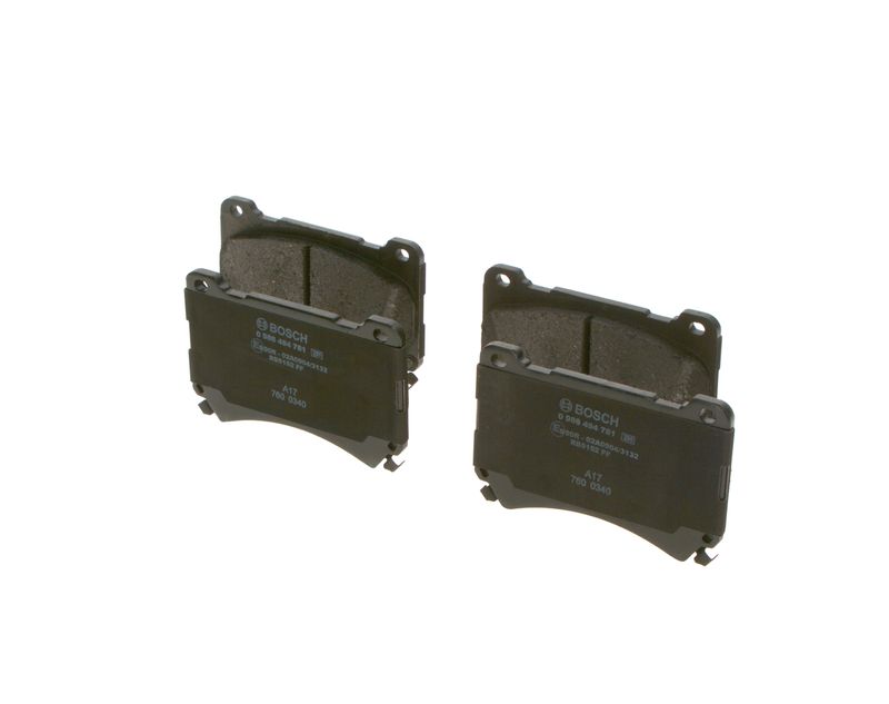 BOSCH 0 986 494 781 Stabdžių trinkelių rinkinys, diskinis stabdys