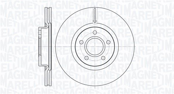 MAGNETI MARELLI féktárcsa 361302040134