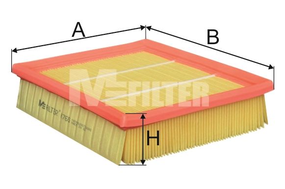 Повітряний фільтр, фільтрувальний елемент, Mfilter K765