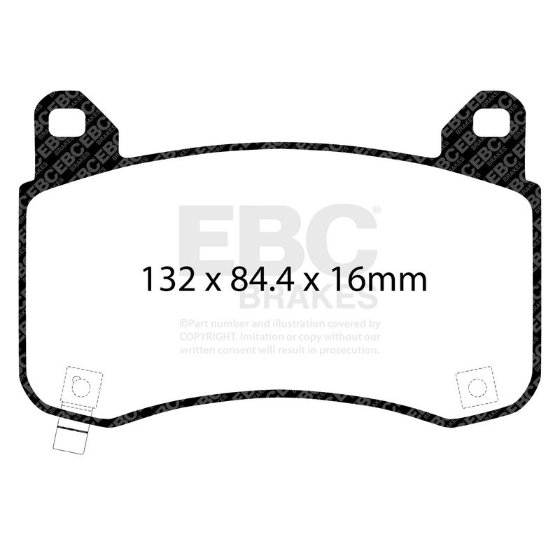 EBC Brakes Remblokkenset, schijfrem DP42418R