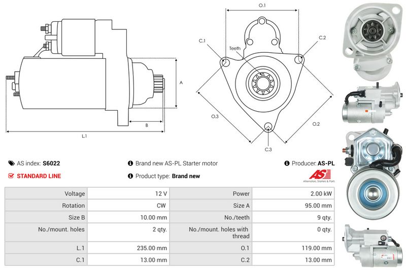 AS-PL S6022 Starter