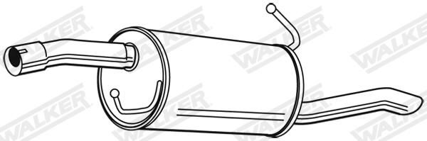 Silenciador posterior