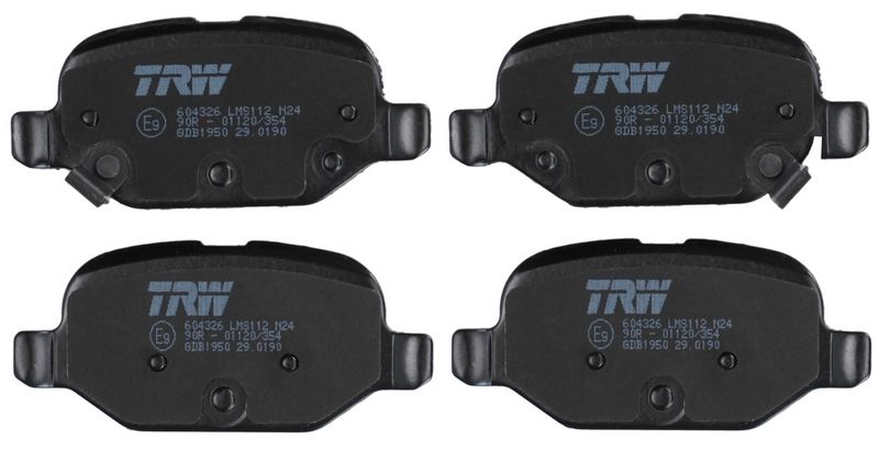 TRW GDB1950 Brake Pad Set, disc brake