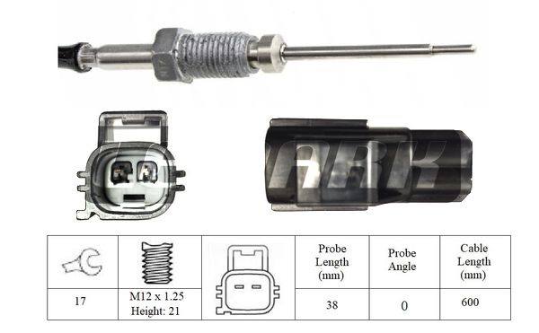 LEMARK Sensor, exhaust gas temperature LXT298