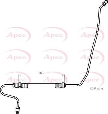 APEC Brake Hose HOS4148