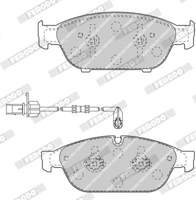FERODO FDB4397 Brake Pad Set, disc brake