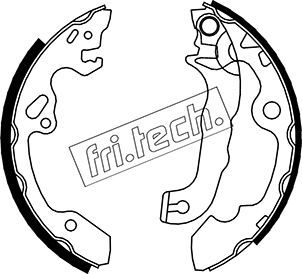 fri.tech. fékpofakészlet 1040.146