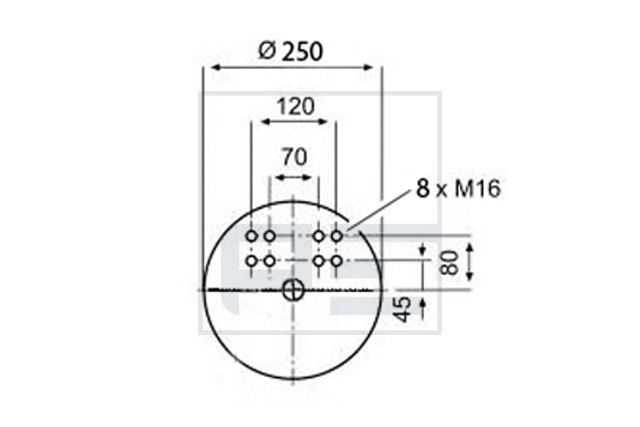 Mech, pneumatické odpružení 084.084-72A