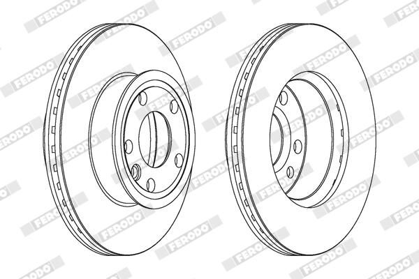 FERODO DDF427C Brake Disc