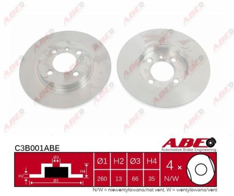 ABE C3B001ABE Brake Disc