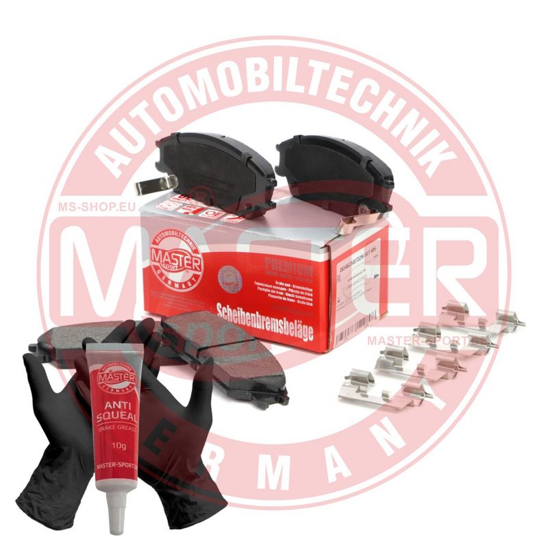 set placute frana,frana disc MASTER SPORT 13046058722N-SET-MS