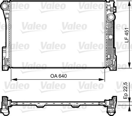 VALEO Radiateur 735285