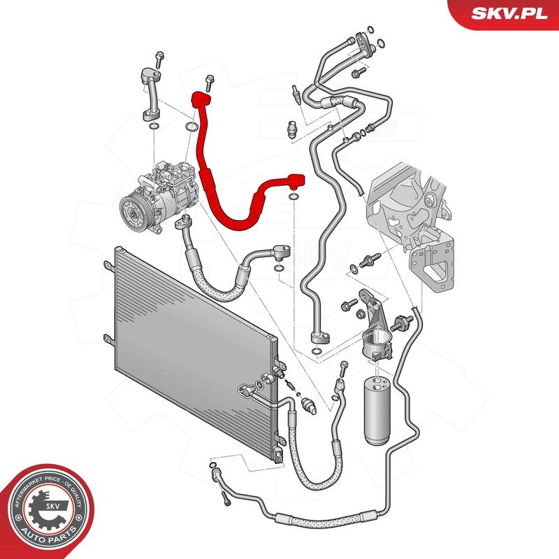 This part match OEM code: 4F0 260 707 AD