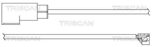 TRISCAN figyelmezető kontaktus, fékbetétkopás 8115 16003