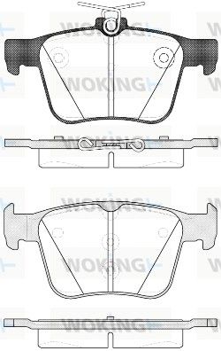 Комплект гальмівних колодок A3, Golf, Passat B8, Superb, TT, Tiguan, Touran