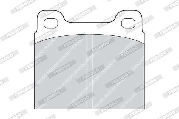 FERODO FDB2M Brake Pad Set, disc brake