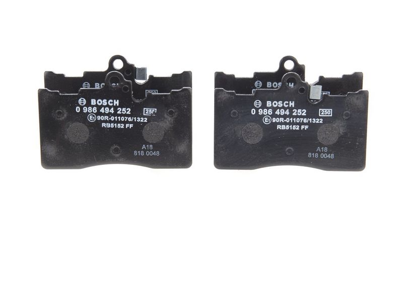 BOSCH 0 986 494 252 Brake Pad Set, disc brake