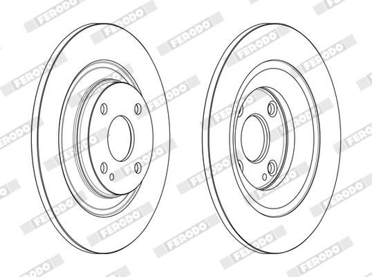 FERODO DDF2593C Brake Disc