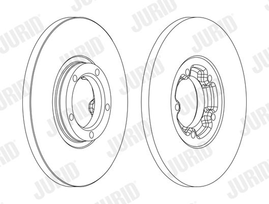 Гальмівний диск, Jurid 561378JC