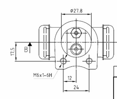 MOTAQUIP fékmunkahenger VWC872