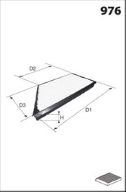MISFAT Filtre d'habitacle HB132