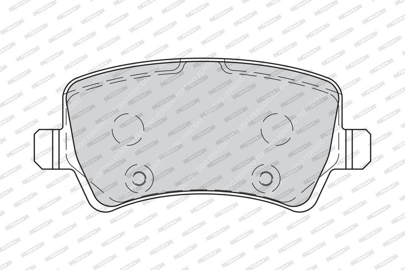 FERODO Plaquettes de frein à disque FDB4237