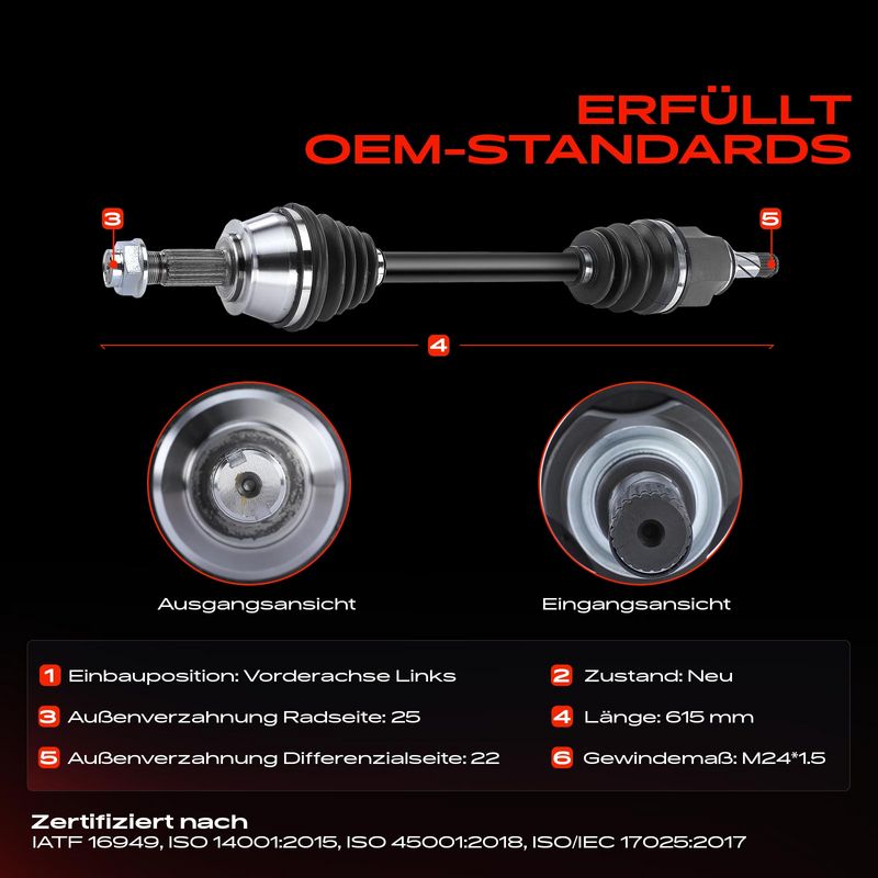 Frankberg 5481FB0010300 Drive Shaft