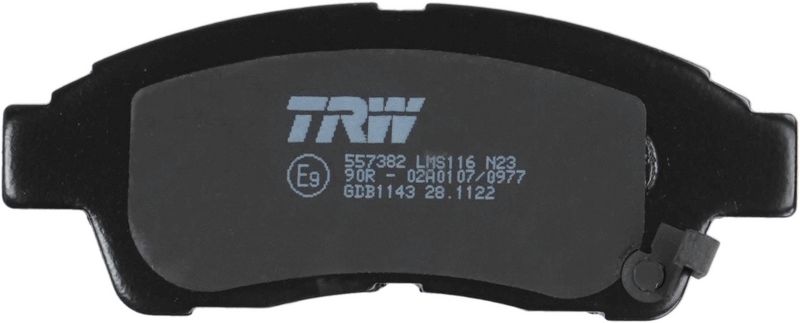 TRW GDB1143 Brake Pad Set, disc brake