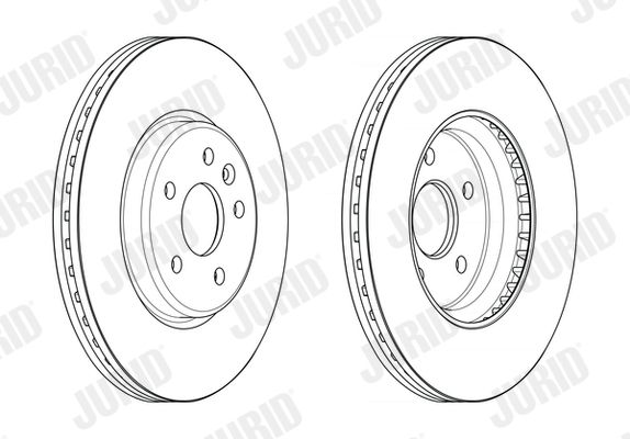 Гальмівний диск, Jurid 563246JC