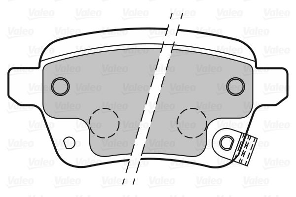 VALEO 601399 Brake Pad Set, disc brake