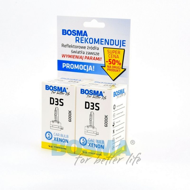 BOSMA 9525D - Lemputė D3S Xenon 42V 35W