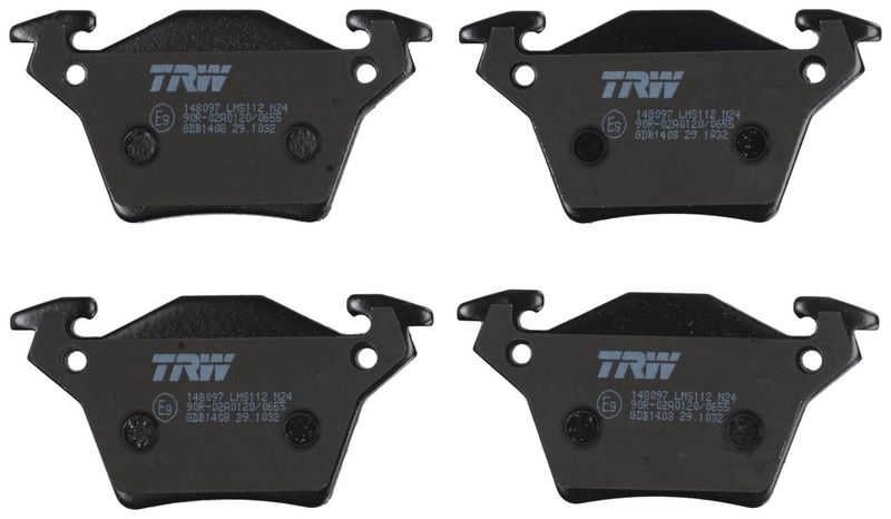TRW GDB1408 Brake Pad Set, disc brake